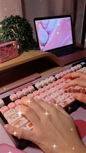 Customise my aldi mechanical keyboard with me🩷