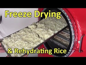 Freeze Drying Cooked Rice