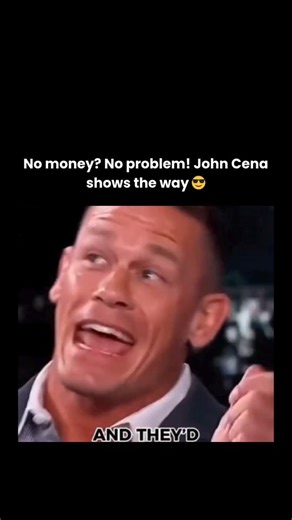 Celebrity Media on Instagram: "John Cena, the legendary WWE superstar, actor, and motivational icon, once revealed an incredible story about how he managed to live for years without spending any money — a testament to his discipline, focus, and long-term vision. Before achieving global fame, Cena lived a life defined by simplicity and purpose. Early in his wrestling career, he avoided unnecessary luxuries and lived modestly, choosing instead to invest his time and energy into building his future