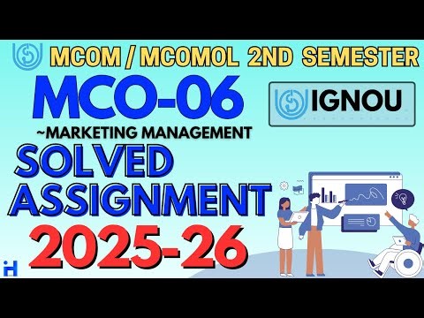 MCO-06 SOLVED ASSIGNMENT JULY 2025 / JAN 2026 | IGNOU MCOM 2ND SEMESTER SOLVED ASSIGNMENT 2025-26