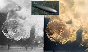 Incredible video brings Hindenburg disaster into vivid color