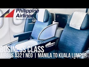 PHILIPPINE AIRLINES BUSINESS CLASS AIRBUS A321 NEO | MNL-KUL