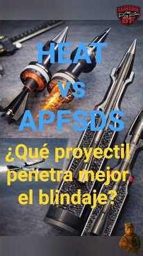 How do HEAT and APFSDS projectiles penetrate tank armor? #shortvideo #short #ragnarokbf