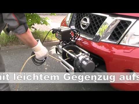 Umbau von Stahlseil auf Kunststoffseil bei einer Warn Seilwinde - by Taubenreuther