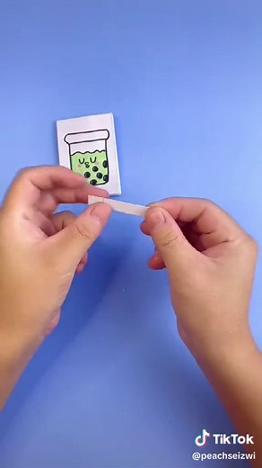 DIY Mini Bubble Tea Notebook Craft Ideas