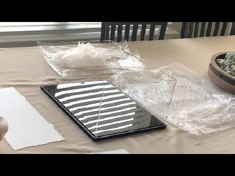 XINISS Acrylic Display Case for Collectibles Assemble Clear Acrylic Boxes, Clear Acrylic Display Cas