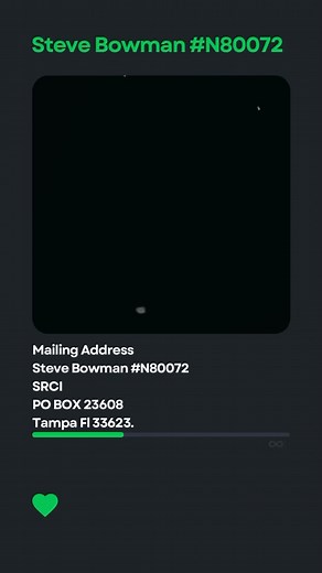 Idaho Inmate penpal on Instagram: "Steven Kenneth Bowman Age: 41.. #N80072 Florida DOC.EMAIL: Securus. com Steven K Bowman #N80072 Florida DOC. MAIL: Steve Bowman #N80072 SRCI PO BOX 23608 Tampa Fl 33623. Offense Possession of a Controlled Substance with the Intent to Deliver & Battery-Aggravated.. #securustechnologies #penpalswanted #penpals #prisonartist #newfriends #florida #idahoinmates #tiktok #writeaprisoner #inmate #trendingreels #penpalflorida #talkart #positivity #trending"