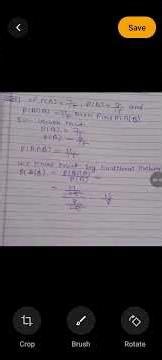 Conditional probability question of class 12