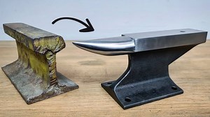 How To Turn Railroad Track into a DIY Homemade Anvil