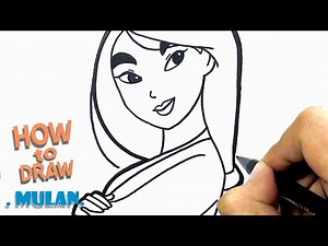 How to Draw mulan | Easy Drawing | Drawing Disney Princess