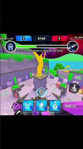 🔥 Epic Battle in DUEL HUB Hypershot! | Roblox Aim Challenge #roblox#shorts