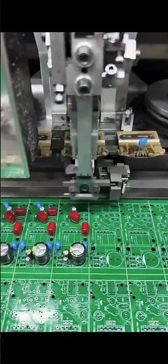 Automatic Insertion Machine in Action | High-Speed PCB Assembly #shorts