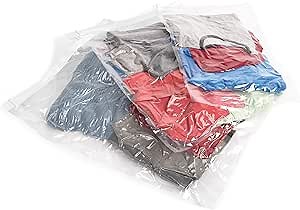 Samsonite Compression Packing Bags, Clear, 3-Piece Kit (Pouch/Carry-On/Large)