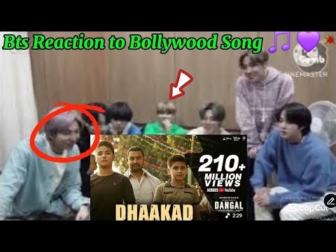 BTS Reaction to Bollywood Song “Dhaakad” | Aamir Khan’s Powerful Dangal 🔥💪