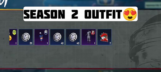 Season 2 Outfit in PUBG - Redeem Sheetablack