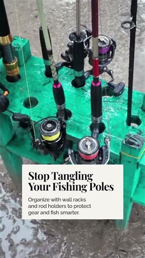 Efficient Solutions for Fishing Pole Storage