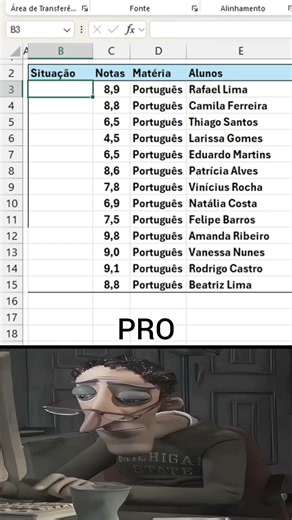 Como automatizar avaliações e resultados acadêmicos no Excel