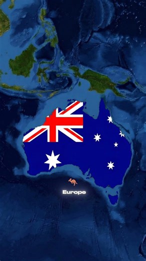 Australia Is Almost as Big as Europe 😱