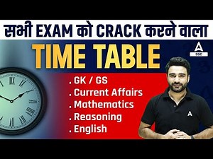 How to Crack Competitive Exams | Best Time Table By Sahil Madaan Sir