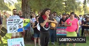 California's 'Straight Pride' event attended by 20 bigots & 200 counter-protestors - LGBTQ Nation