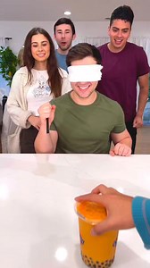 Play this game with your friends and drink some boba tea 😂 #games #playing #friends #challenge #viral #reels | Adi Fishman