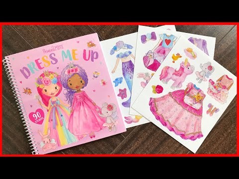 Sticker mimi princess dress me up - Sticker book (Chim Xinh channel)
