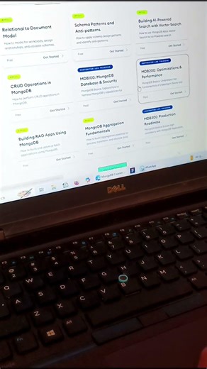 Mongo Db free certification....#mongodb #tech #education