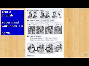 Super Minds Workbook 1B｜Year 2｜English｜pg98｜Unit 8 The robot｜(Super Minds 1)