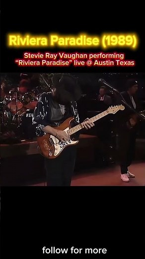 SRV performing “Riviera Paradise” live in Austin, TX, 1981 #liveperformance #srv #shorts #short