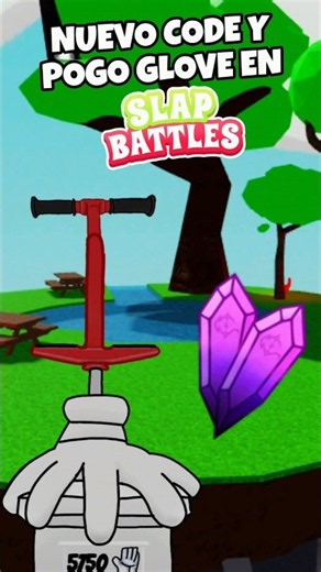 Nuevo Pogo Glove y Code en Slap Battles #slapbattles #roblox #newglove #games