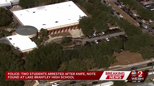 Female student arrested over plot to kill classmate at Florida high school