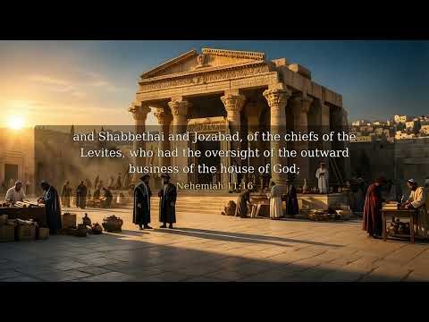 Neh 11 - Casting Lots to Repopulate Jerusalem | UPDV Bible in 4K