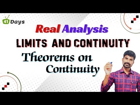 Real analysis || Limits and continuity || Boundness theorem