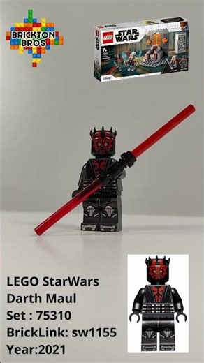 LEGO Darth Maul Minifigure Review (Duel on Mandalore) 🟥⬛ #starwars #lego #darthvader #legostarwars