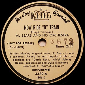 Al Sears - Now Ride The "D" Train
