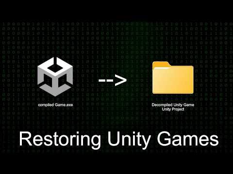 How to restore unity games for Mono and Il2cpp (Explained Fully)