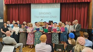 The Hebron Choir singing at the final meeting of our High School Mission - God's Final Call. | Hebron Free Presbyterian Church Ballymoney