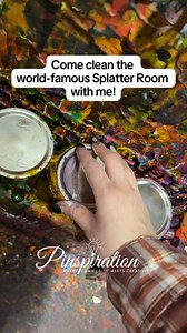 Here’s a little Splatter Room BTS for you ✨ Our customers love Pinspiration because they get to make a mess, and then we handle the cleanup! Come get messy with us. Book our world-famous Splatter Room today! #splatterpaint #diyfun #diy | Pinspiration Northeast Georgia | Facebook