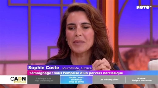 VIDÉO. « Chérie » : Sophie Coste dénonce l'emprise de son ex-compagnon dans un roman psychologique haletant