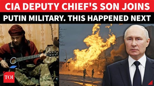 #VladimirPutin's big honour for #CIA deputy's son after he joined Russian military and fell in #Ukraine battle Russian servicemen paid tribute Friday to Michael Gloss, the American son of CIA deputy director Juliane Gallina, who died fighting alongside Russian troops in Ukraine. Gloss was posthumously awarded the Order of Courage by President Vladimir Putin, delivered via U.S. envoy Steve Witkoff. | The Times of India