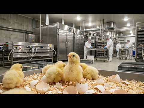 Inside The Modern Poultry Hatchery – How Chicks Are Born & Raised | Full Hatchery Process