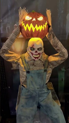 🎃 Halloween Mr Pumpkin Head Classic trick or treat yard fun