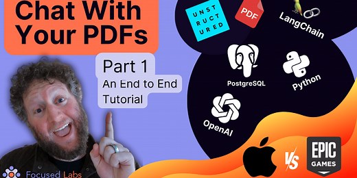 Chat With Your PDFs: Part 1 - An End to End LangChain Tutorial For Building A Custom RAG with OpenAI.