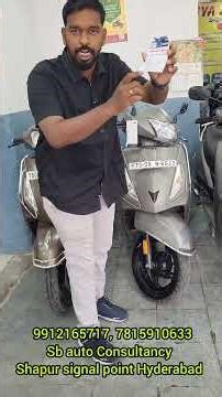 Second hand scooty's for sale in Hyderabad with Engine warranty card