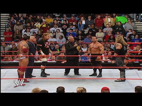Triple H, Evolution, Eric Bischoff, Edge & Chris Benoit segment! - Raw December 13 2004