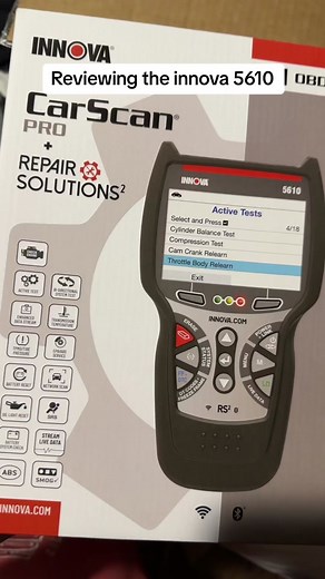 Reviewing the innova 5610 scanner . #fyp #fypシ゚viral #fypage #carsoftiktok #carslover #car #cartok #carspotting #carsofinstagram #photo #explore #carcommunity #photography #fypツ #scanner #obd2 #innova
