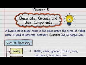 FREE📝Notes | Electricity: Circuits and their Components | Class 7 Science | NCERT | Self-Study Guide