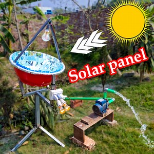 13M views · 91K reactions | I make solar generator from a mirror pan wok- solar energy | Rana Craft | Facebook