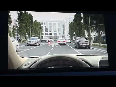 BMW Head-Up Display in Action | Real Driving POV