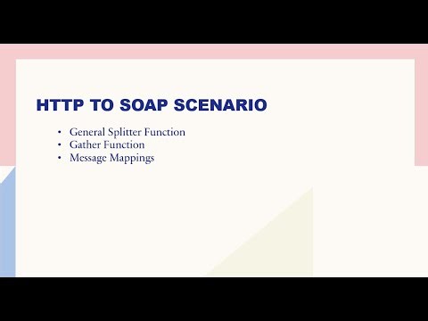 SAP CPI | HTTP to SOAP with Gather & Splitter